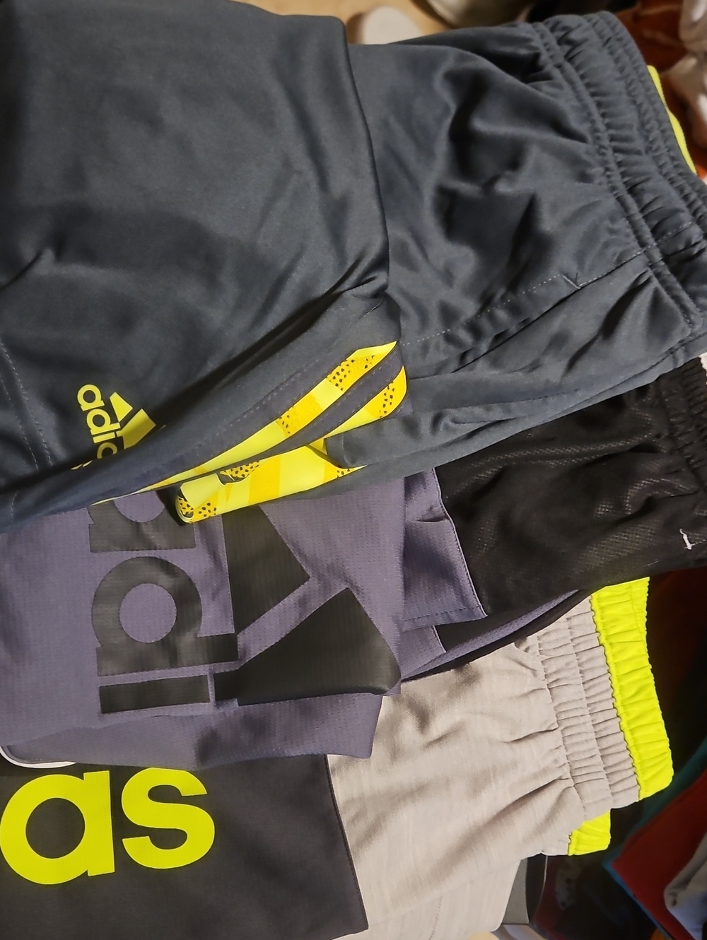 adidas Mens' Athletic Shorts 9" inseam. (Bundle of 3) (21)